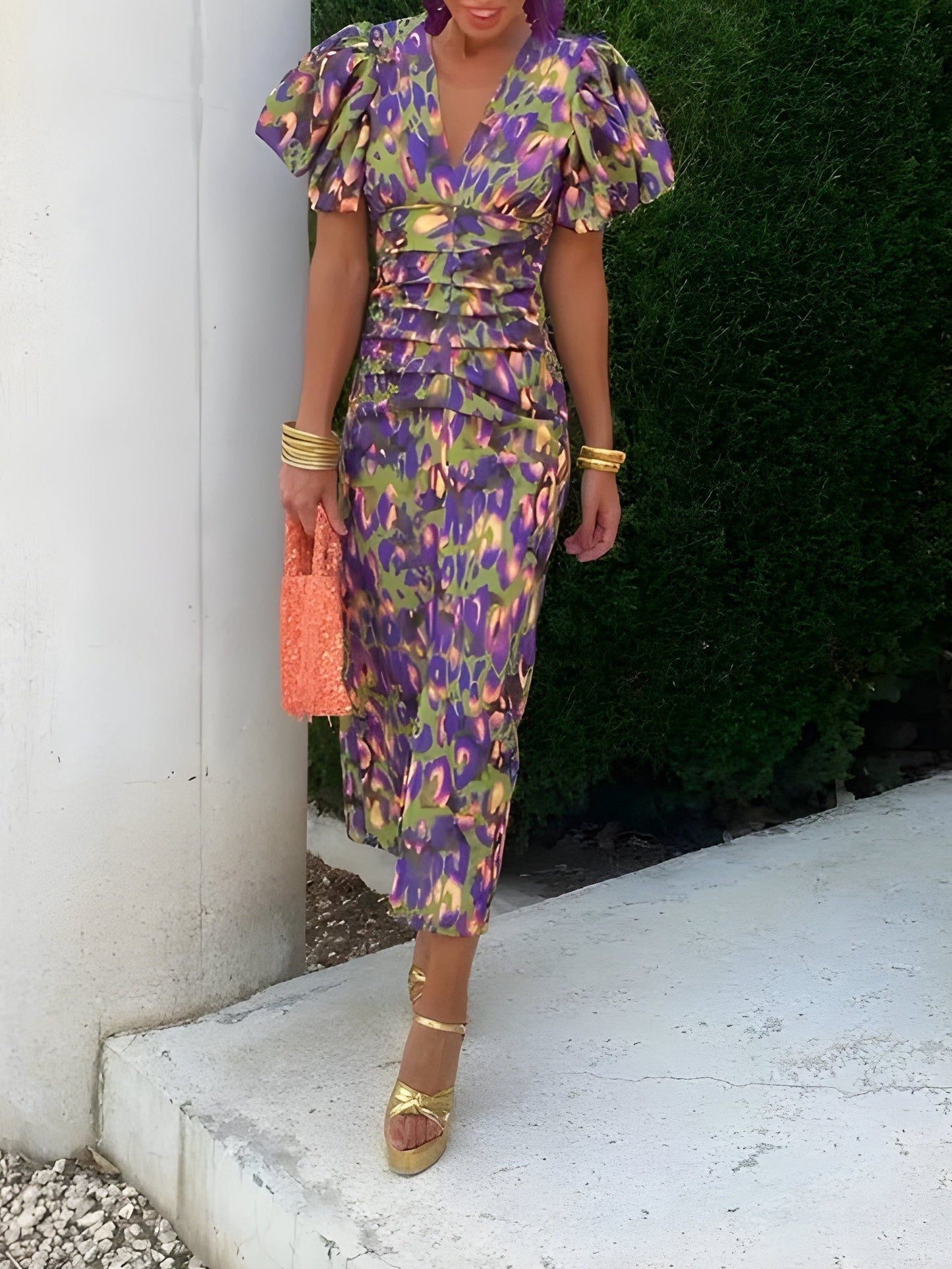 Tora™ - Kleid mit Plisseeärmeln