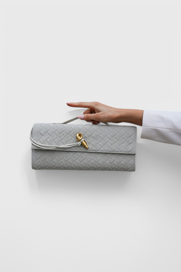 Melanie Klassische Schultertasche aus Wildleder