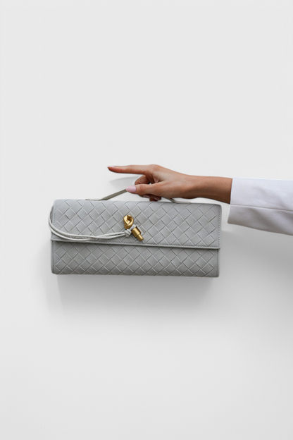 Melanie Klassische Schultertasche aus Wildleder