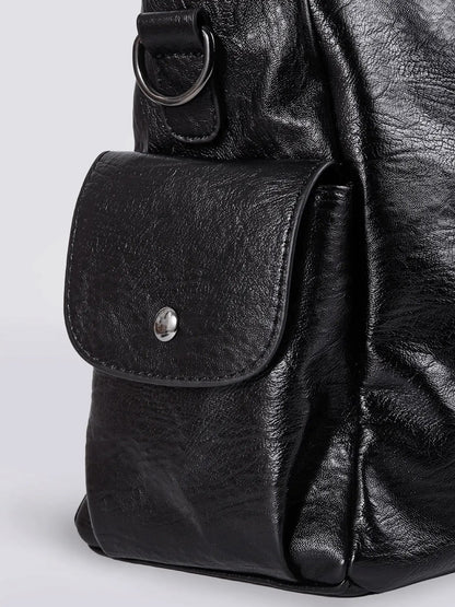 Sofia – Elegante Kontrasttasche aus Kunstleder