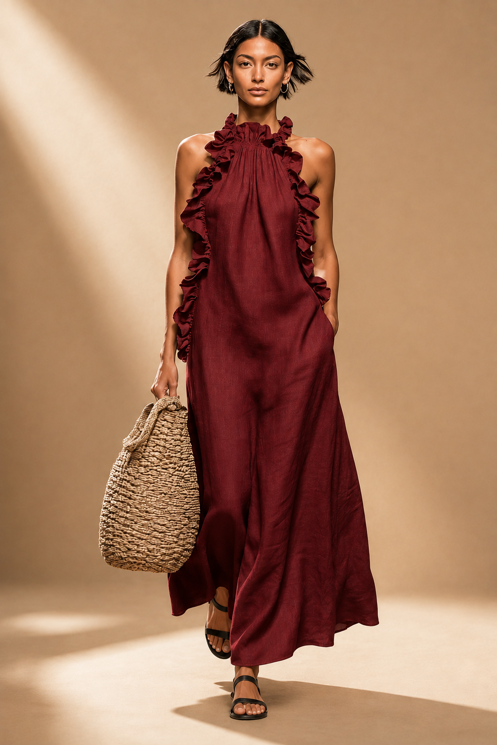 Lua | Maxi-Kleid mit Taschen