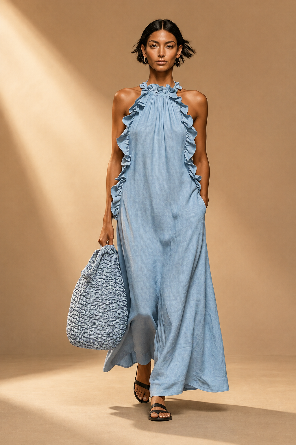 Lua | Maxi-Kleid mit Taschen