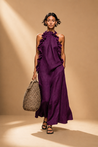 Lua | Maxi-Kleid mit Taschen