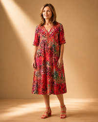 Iris – Leichtes Fließkleid mit natürlichem Fall