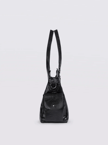 Sofia – Elegante Kontrasttasche aus Kunstleder