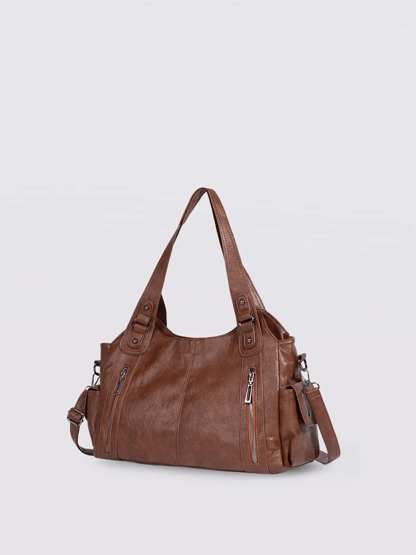Sofia – Elegante Kontrasttasche aus Kunstleder
