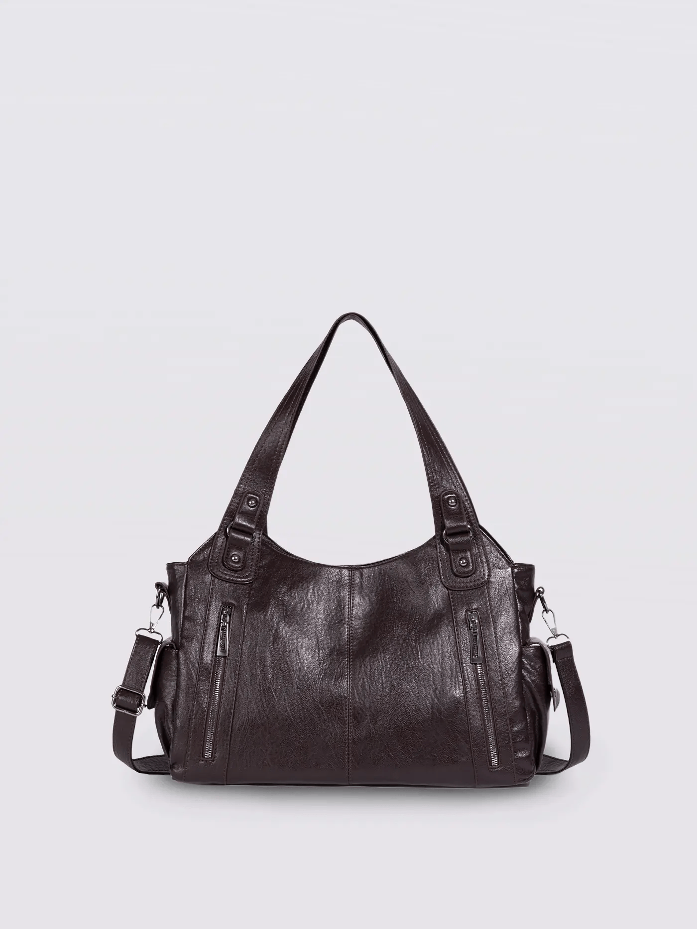 Sofia – Elegante Kontrasttasche aus Kunstleder