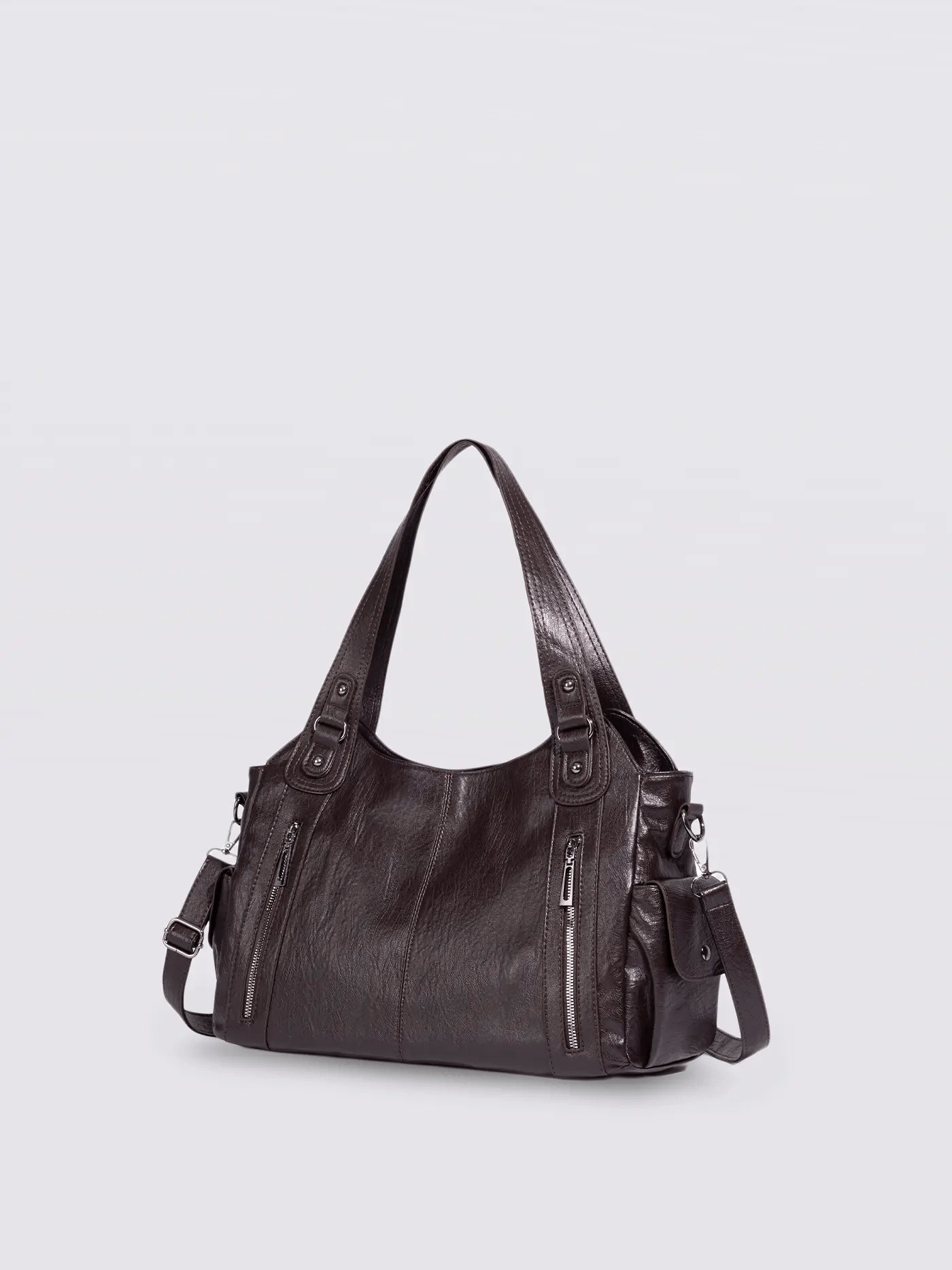 Sofia – Elegante Kontrasttasche aus Kunstleder