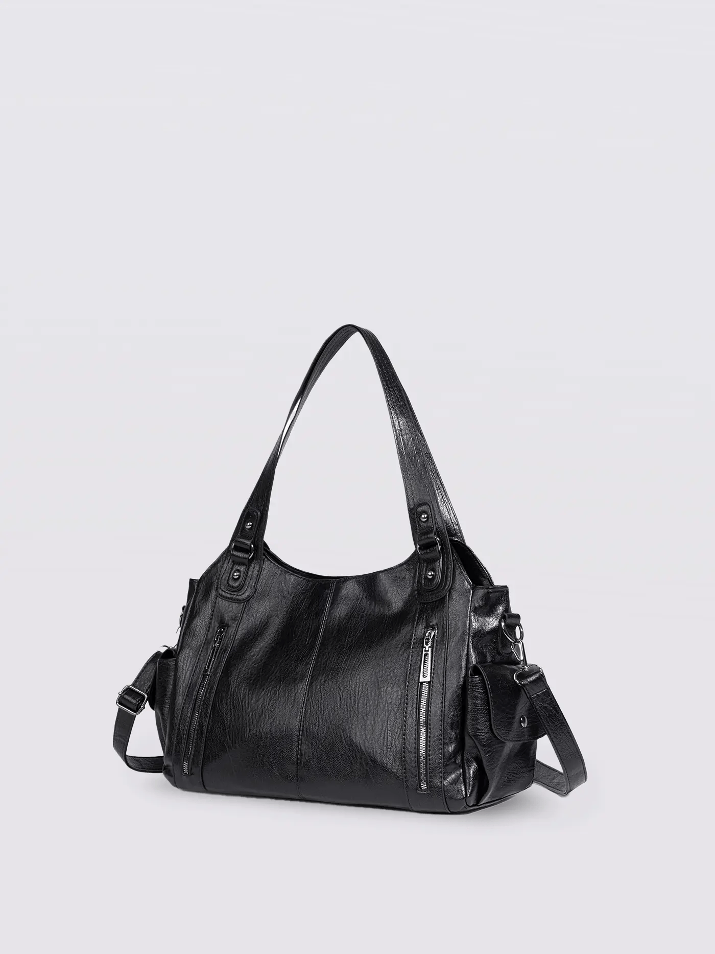 Sofia – Elegante Kontrasttasche aus Kunstleder