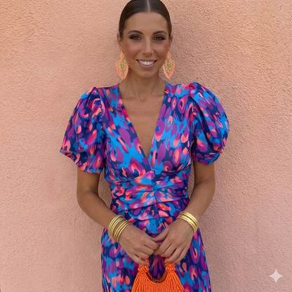 Tora™ - Kleid mit Plisseeärmeln