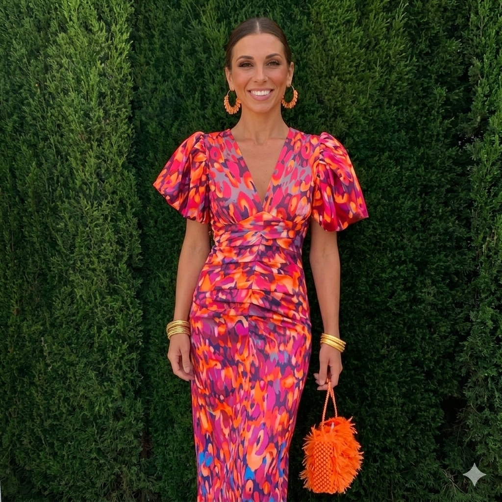 Tora™ - Kleid mit Plisseeärmeln