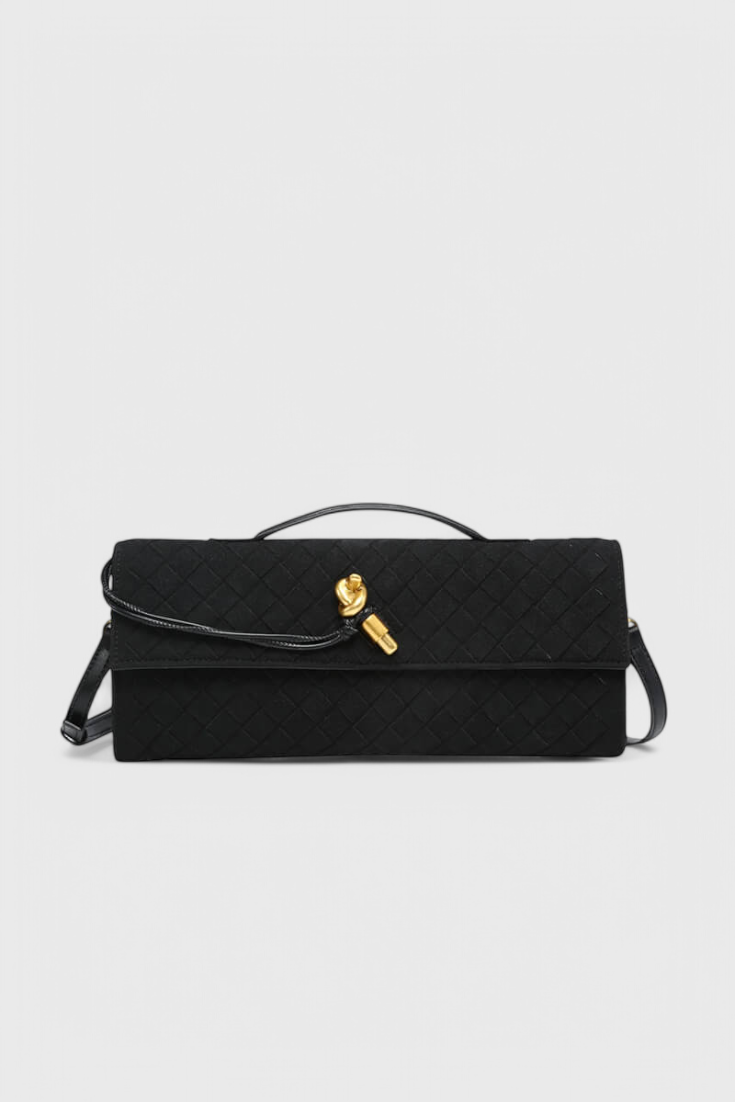 Melanie Klassische Schultertasche aus Wildleder