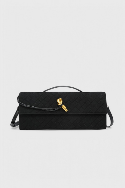 Melanie Klassische Schultertasche aus Wildleder