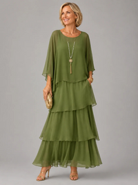 Lara | Elegantes Fließendes Maxikleid