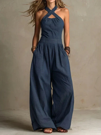 Ariana™ | Eleganter Jumpsuit mit überkreuztem Ausschnitt