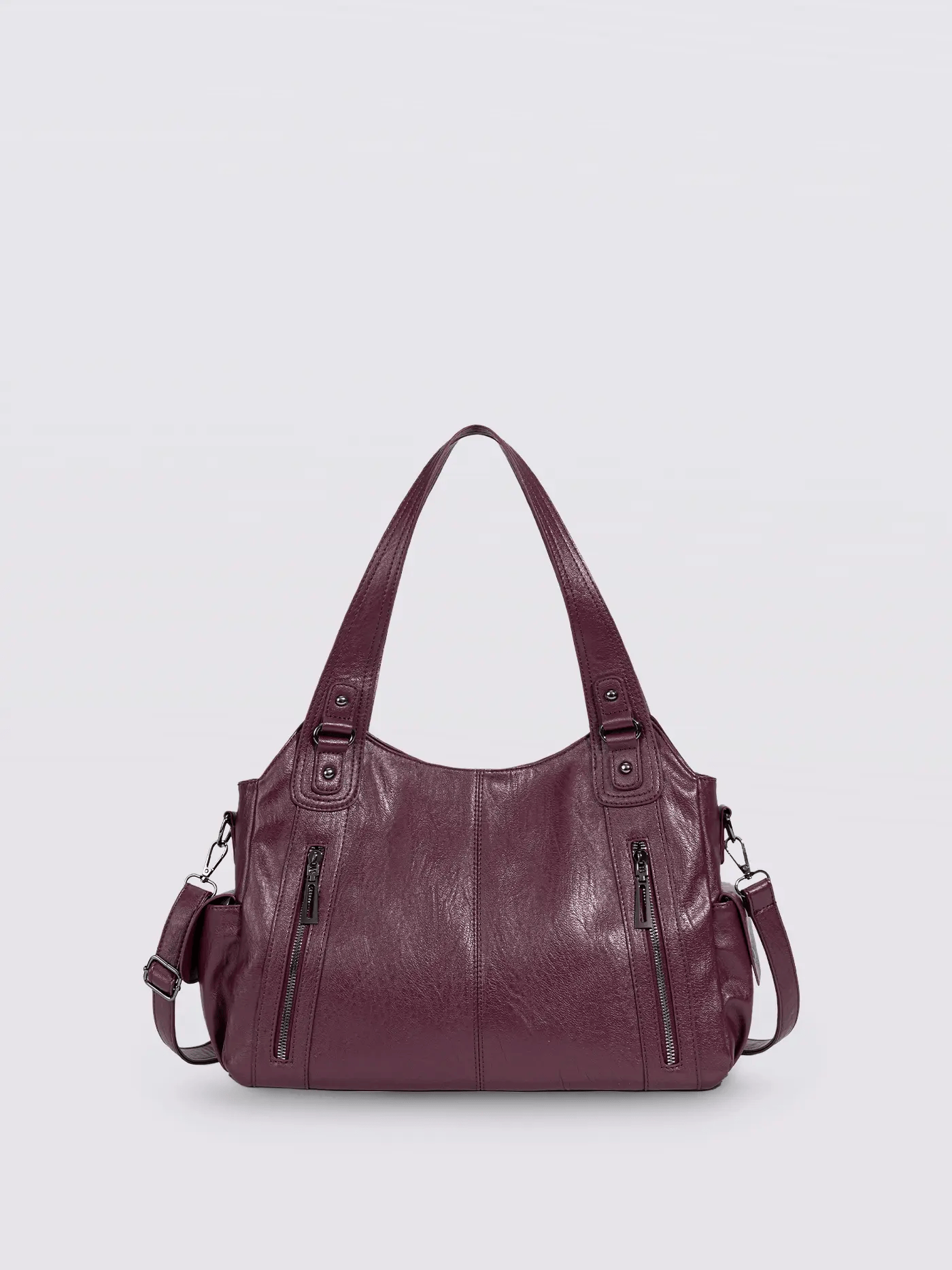 Sofia – Elegante Kontrasttasche aus Kunstleder