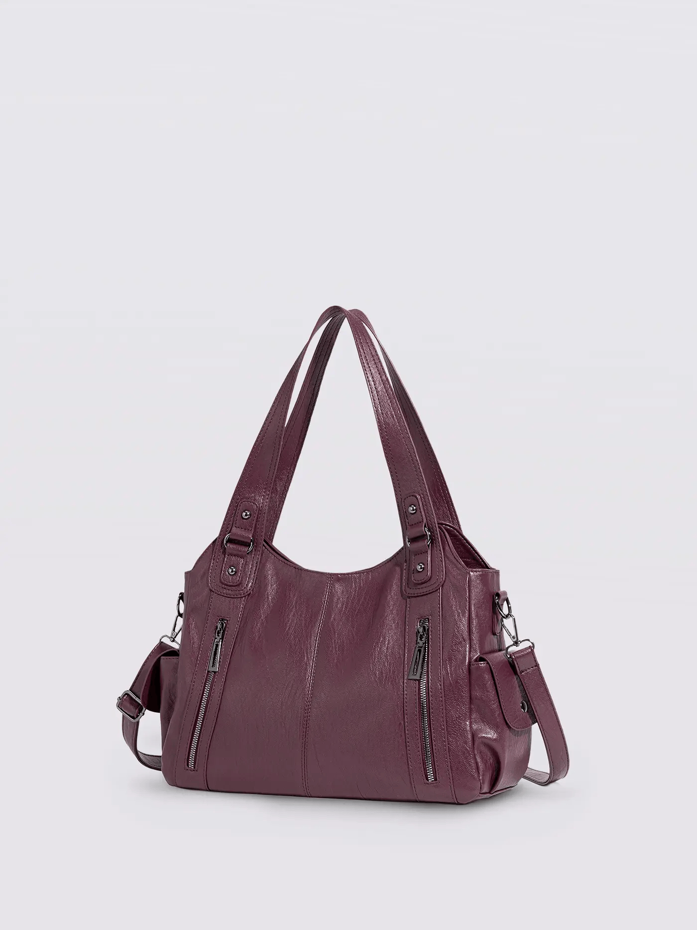 Sofia – Elegante Kontrasttasche aus Kunstleder
