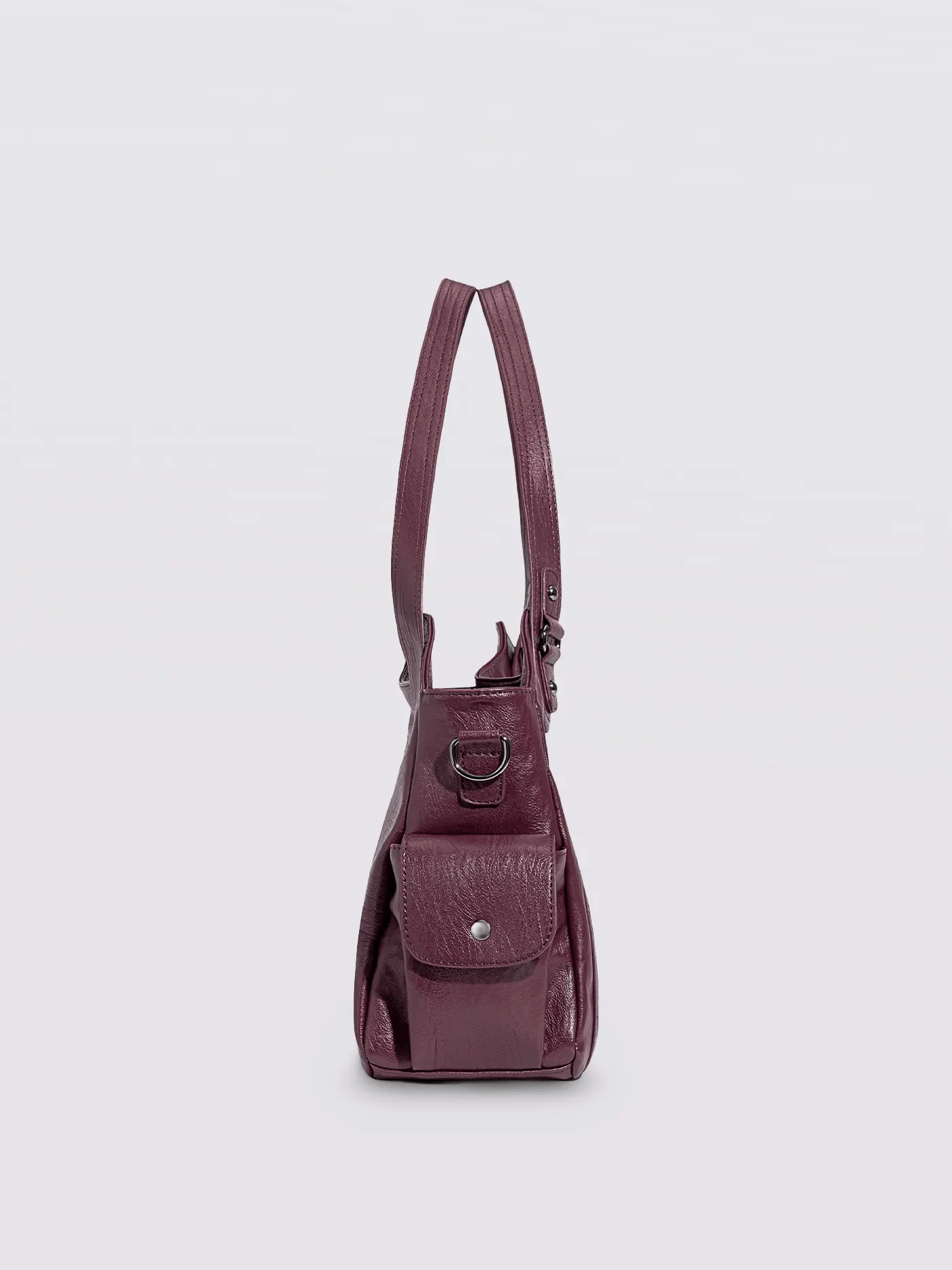 Sofia – Elegante Kontrasttasche aus Kunstleder