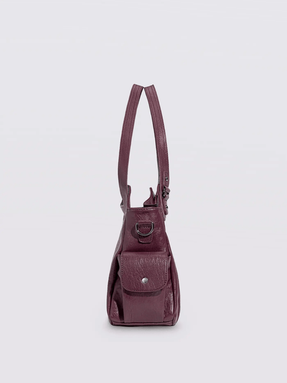 Sofia – Elegante Kontrasttasche aus Kunstleder